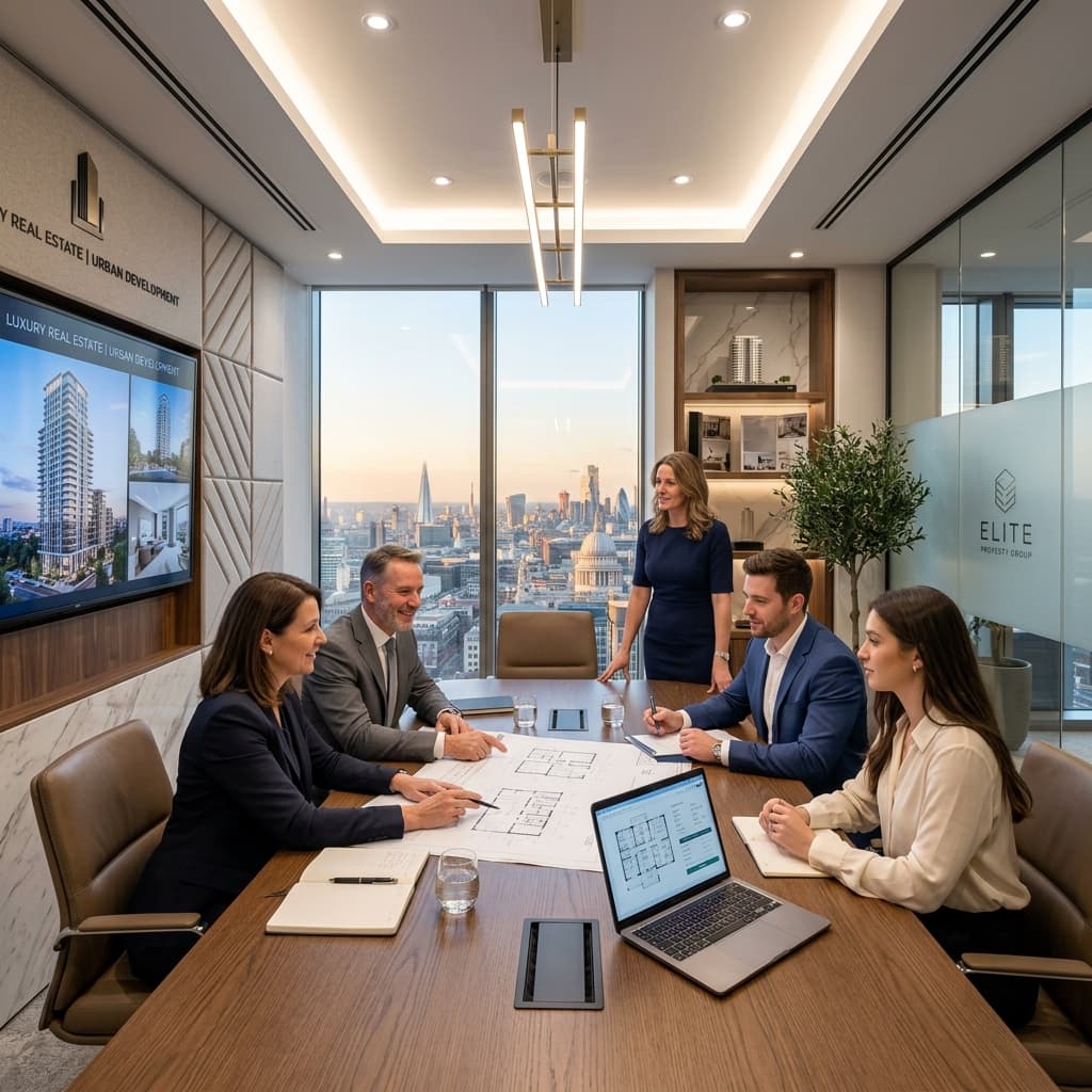 Who We Are - Nayab Real Estate Team Meeting